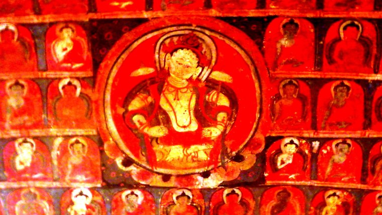 Effulgent Boddhisatva in a monastic cave outside of Amchi | Ladakh